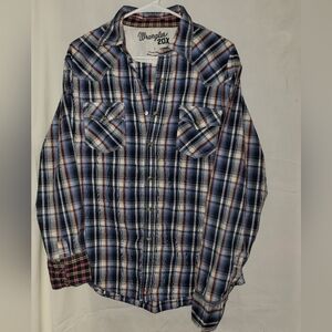 Men's Large Wrangler 20X long sleeve shirt